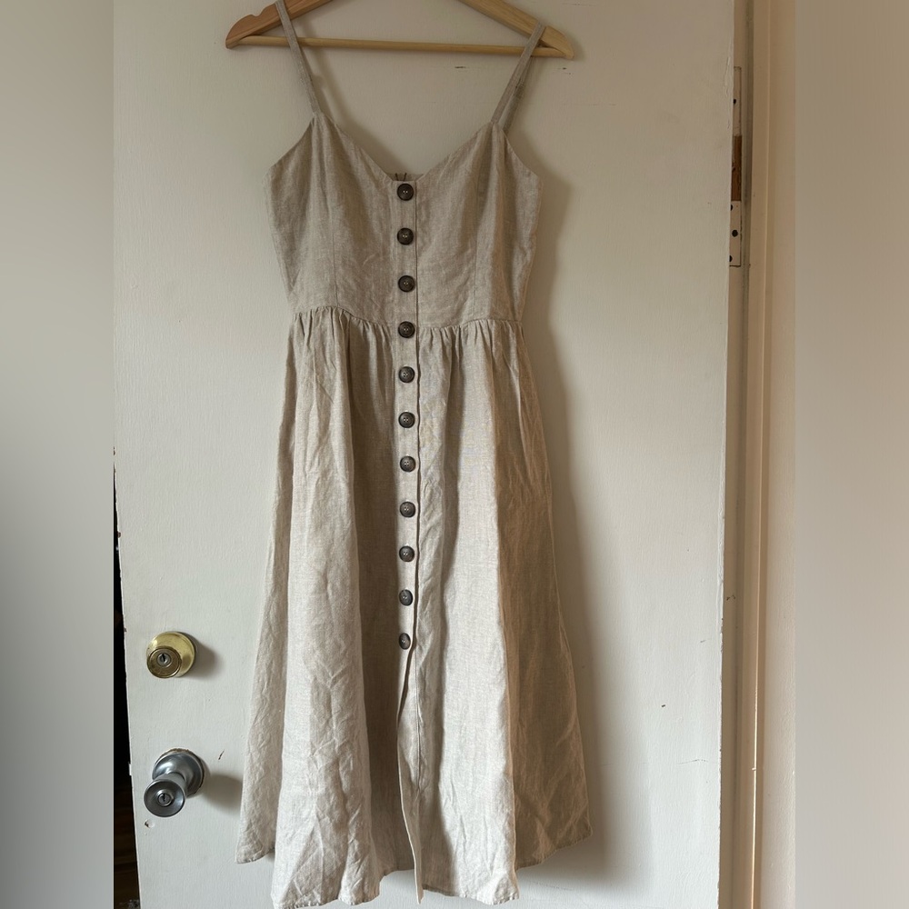 Reformation 100% Linen Dress Size 2